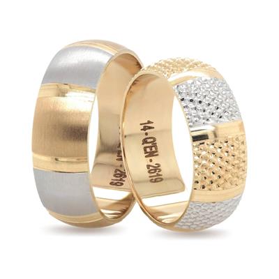 14 Ayar Makine Erkek Alyans - IBK0234