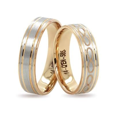 14 Ayar Makine Erkek Alyans - IBK0250