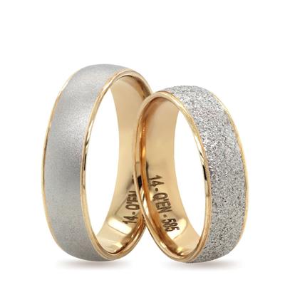 14 Ayar Makine Erkek Alyans - IBK0254