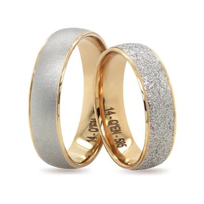 14 Ayar Makine Erkek Alyans - IBK0254