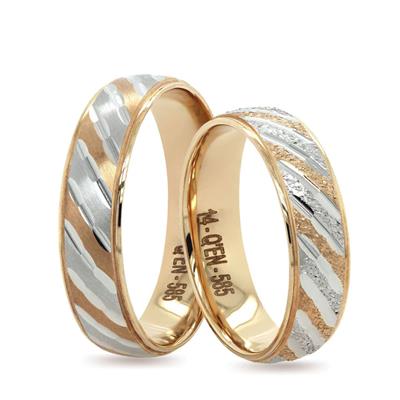 14 Ayar Makine Erkek Alyans - IBK0258