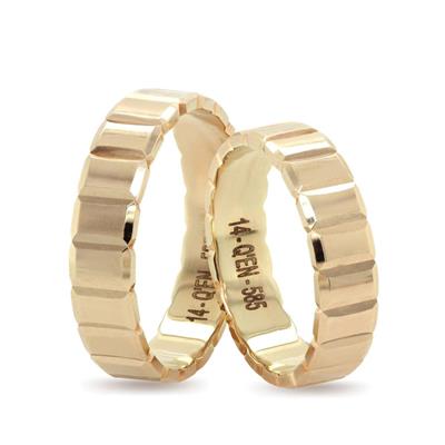 14 Ayar Makine Erkek Alyans - IBK0270