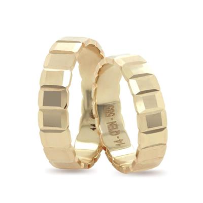 14 Ayar Makine Erkek Alyans - IBK0272