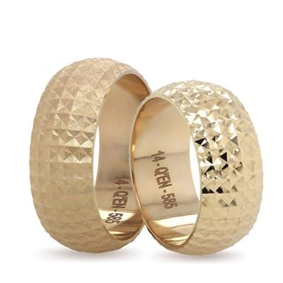 14 Ayar Makine Erkek Alyans - IBK0276