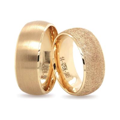 14 Ayar Makine Erkek Alyans - IBK0280