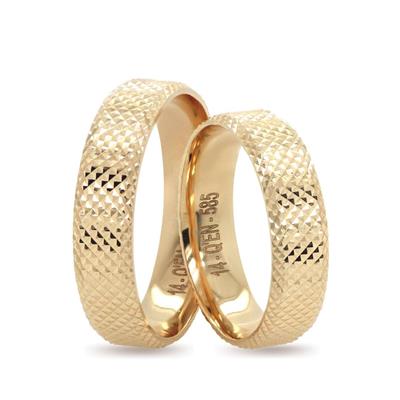 14 Ayar Makine Erkek Alyans - IBK0300