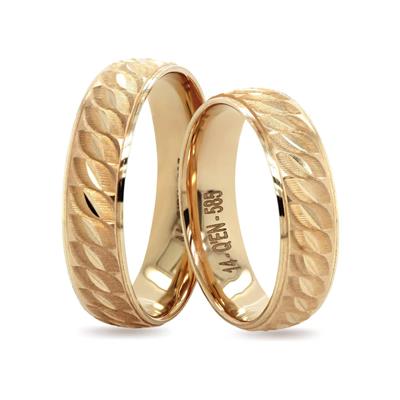 14 Ayar Makine Erkek Alyans - IBK0314