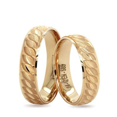 14 Ayar Makine Erkek Alyans - IBK0314