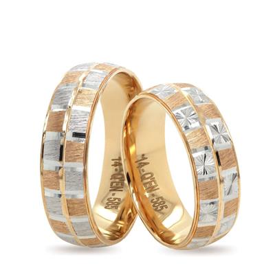 14 Ayar Makine Erkek Alyans - IBK0332