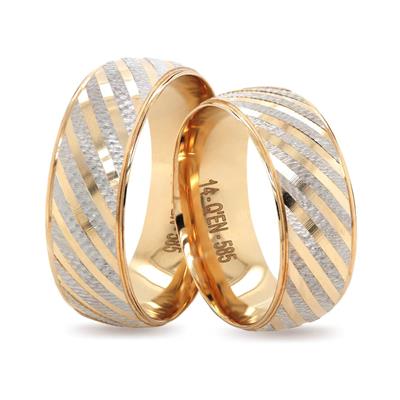 14 Ayar Makine Erkek Alyans - IBK0340