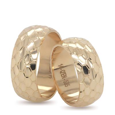 14 Ayar Makine Erkek Alyans - IBK0354