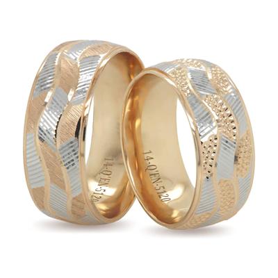 14 Ayar Makine Erkek Alyans - IBK0360