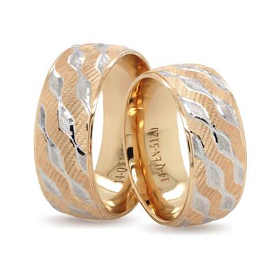 14 Ayar Makine Erkek Alyans - IBK0362