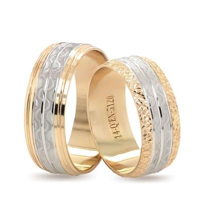 14 Ayar Makine Erkek Alyans - IBK0366