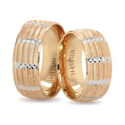 14 Ayar Makine Erkek Alyans - IBK0370