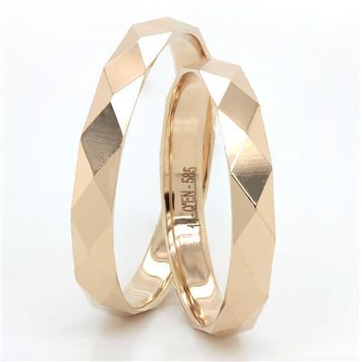 14 Ayar Makine Erkek Alyans - IBK0378