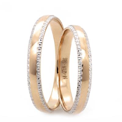 14 Ayar Makine Erkek Alyans - IBK0386