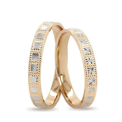 14 Ayar Makine Erkek Alyans - IBK0402