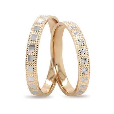 14 Ayar Makine Erkek Alyans - IBK0402