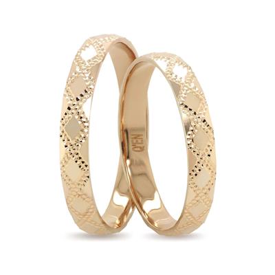 14 Ayar Makine Erkek Alyans - IBK0406