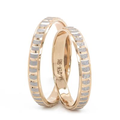 14 Ayar Makine Erkek Alyans - IBK0414