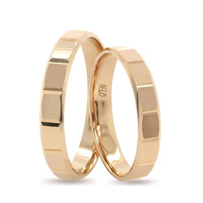 14 Ayar Makine Erkek Alyans - IBK0416