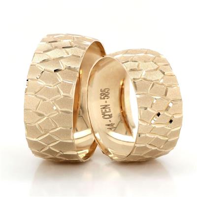 14 Ayar Makine Erkek Alyans - SRN0170