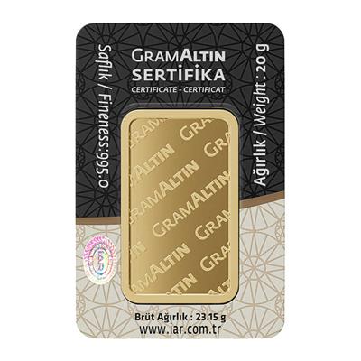 20gr 24 Ayar Gram Altın 