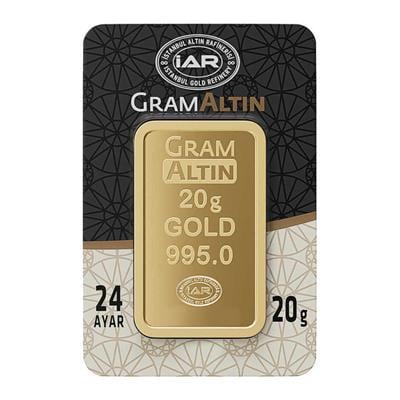 20gr 24 Ayar Gram Altın 
