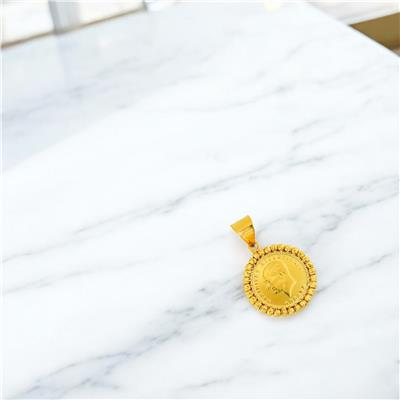 22 Ayar Altın Çeyrekli Kolye Ucu  -  0204981