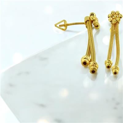 22 Ayar Altın Dorika Küpe  -  0202317