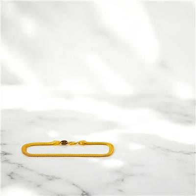 22 Ayar Altın Ezme Bileklik  -  0192038