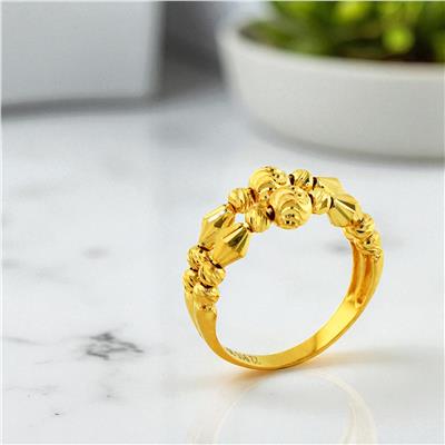 22 Ayar Altın Habbe Yüzük  -  0199565