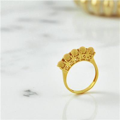 22 Ayar Altın Habbe Yüzük  -  0199569