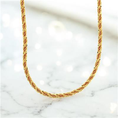 22 Ayar Altın Halat Zincir  -  F005631