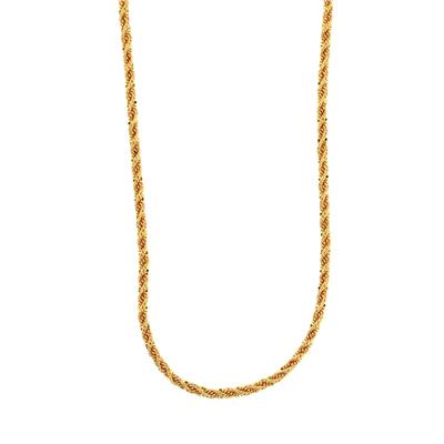 22 Ayar Altın Halat Zincir  -  F005631