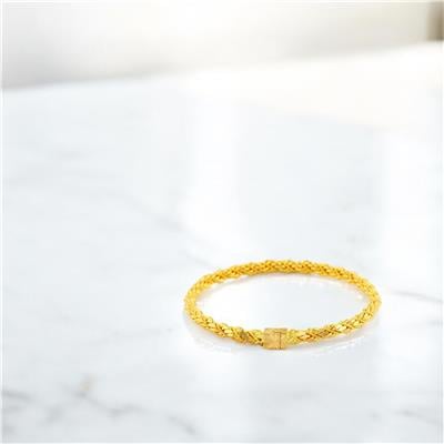 22 Ayar Altın Kilitli Bilezik  -  0204938