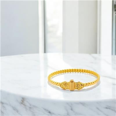 22 Ayar Altın Kilitli Bilezik  -  0204944