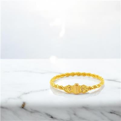 22 Ayar Altın Kilitli Bilezik  -  0204948