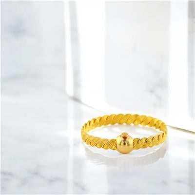 22 Ayar Altın Kilitli Bilezik  -  0204950