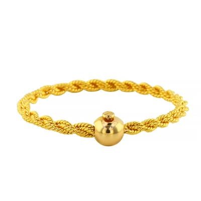 22 Ayar Altın Kilitli Bilezik  -  0204954