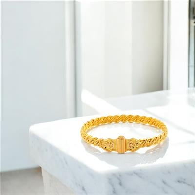 22 Ayar Altın Kilitli Bilezik  -  0204957