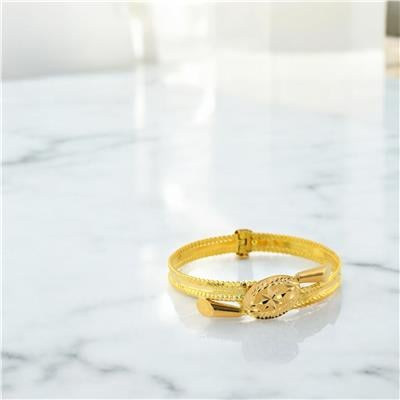 22 Ayar Altın Kilitli Bilezik  -  0204963