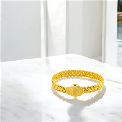 22 Ayar Altın Kilitli Bilezik  -  0204964