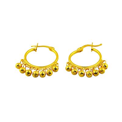 22 Ayar Altın Sallantı Küpe  -  0194563