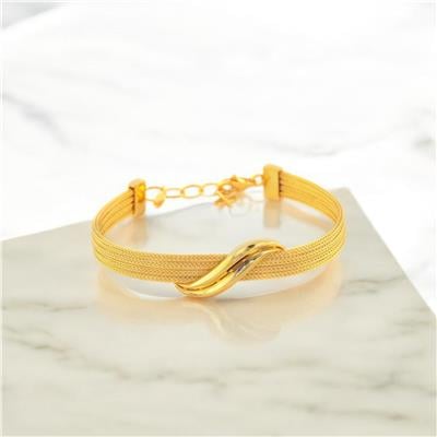 22 Ayar Altın Tasarım Bileklik  -  0182199