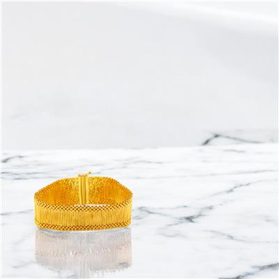 22 Ayar Altın Tasarım Bileklik  -  0191758