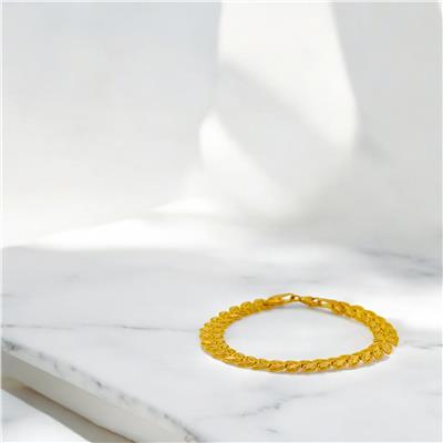 22 Ayar Altın Tasarım Bileklik  -  0192923