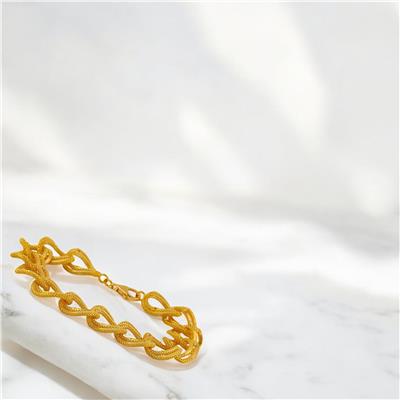 22 Ayar Altın Tasarım Bileklik  -  0192925