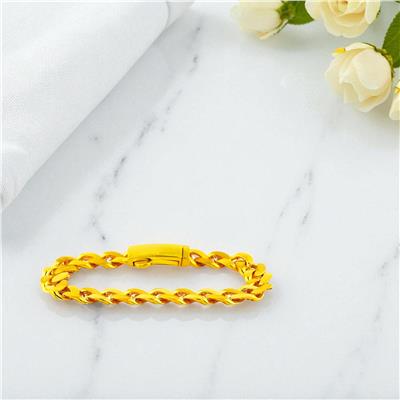 22 Ayar Altın Tasarım Bileklik  -  0194487